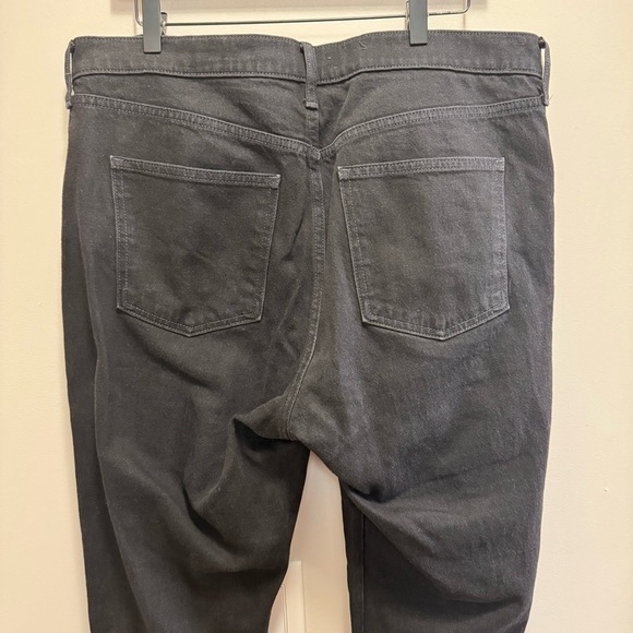GAP Black 90s Straight High Rise Jeans Size 16 - Picture 7 of 8